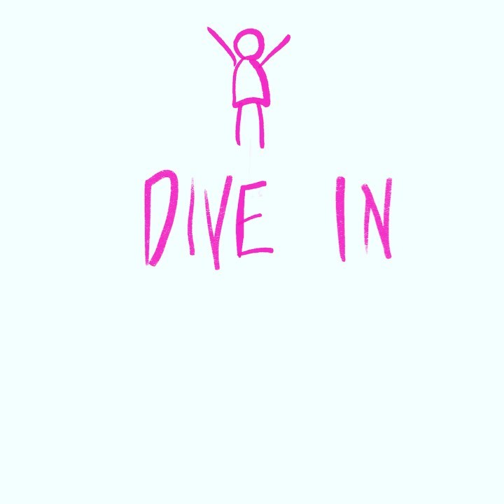 DIVE IN = DIVINE